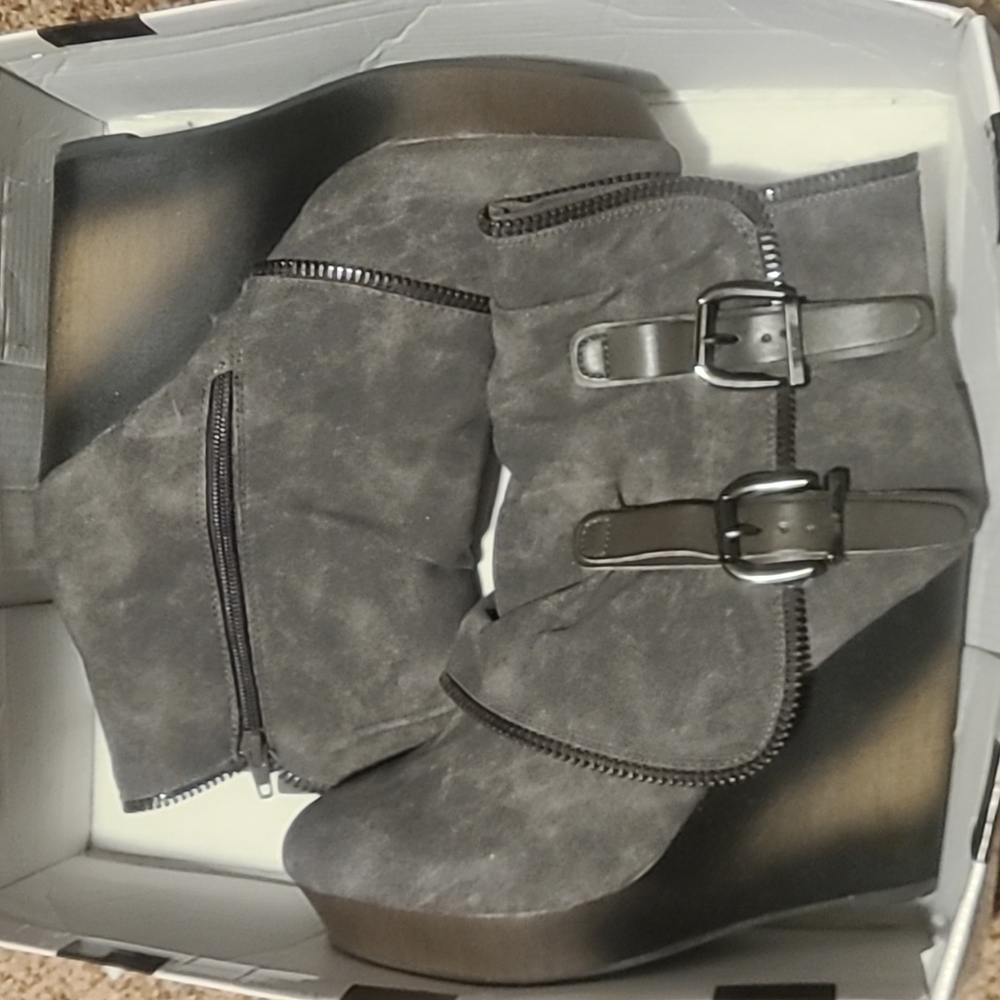 Not Rated Gemini Platform Wedge Booties